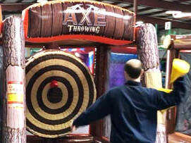 Actual Wow Inflatables inflatable Axe Throw rental game