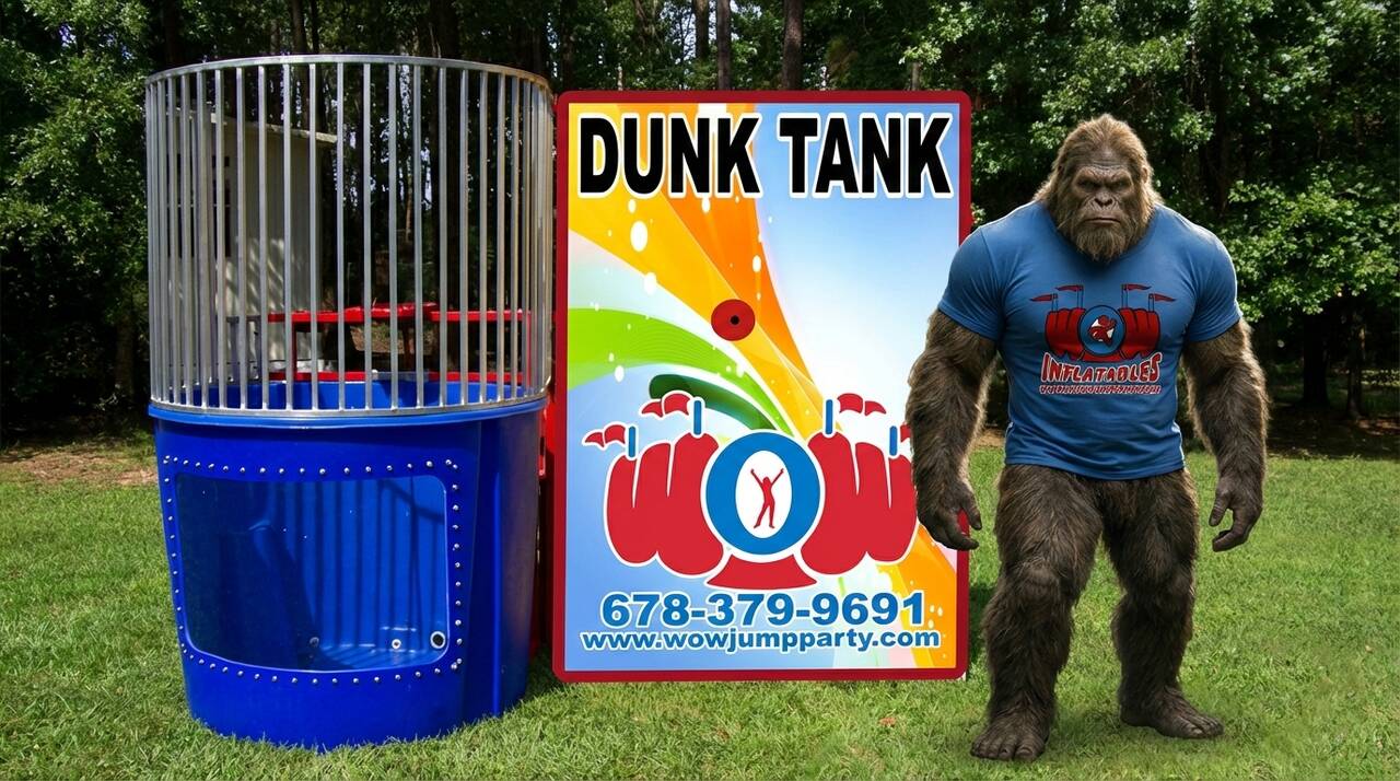 Actual Wow Inflatables Dunk Tank rental unit